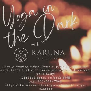 yoga in the dark